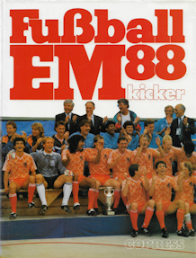 Buch EM 1988 Fußball Europameisterschaft Deutschland 1988 Copress-Verlag Kicker
