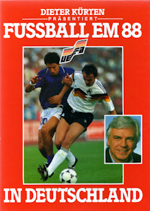 Buch EM 1988 Dieter Kürten Naumann & Göbel-Verlag Fussball EM Deutschland