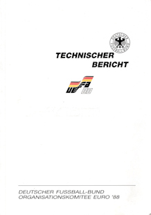 Buch EM 1988 official Report Technischer Bericht Fussball-Europameisterschaft 1988 in Deutschland DFB Organisationskomitee