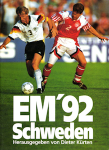 Buch EM 1992 Fußball Europameisterschaft Schweden 1992 Dieter Kürten Mosaik-Verlag Bertelsmann