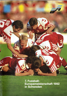 Buch Heft EM 1992 official Report 7. siebte Fussball-Europameisterschaft 1992 in Schweden Rothenbühler Vieli