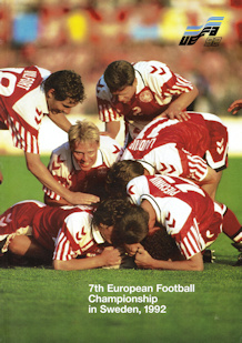 Buch Heft EM 1992 official Report 7. siebte Fussball-Europameisterschaft 1992 in Schweden Rothenbühler Vieli