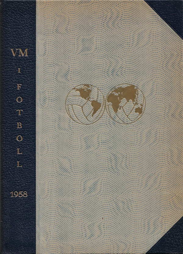 WM 1958 World Cup Official Report VM I Fotboll Lennart Brunnhage