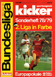 Bundesliga 1978/1979 78/79 Kicker Sportmagazin Sonderheft Vorschau