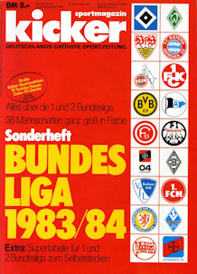 Bundesliga 1983/1984 1983/84 Kicker Sonderheft