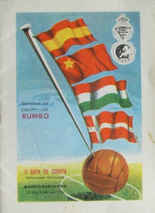 Offizielles Programm Programmheft EM 1964 EURO 1964 Spanien Gesamtprogramm