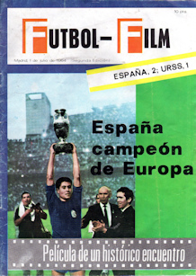 Buch EM 1964 Futbol-Film España campeón de Europa Película de un histórico encuentro