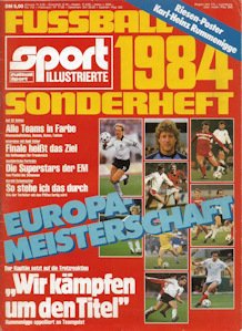 EM 1984 Sonderheft Sport-Illustrierte Fussball-Magazin Europameisterschaft EM 1984 Frankreich