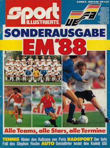 EM 1988 Sport-Illustrierte Sonderheft Europameisterschaft EM 88 Deutschland