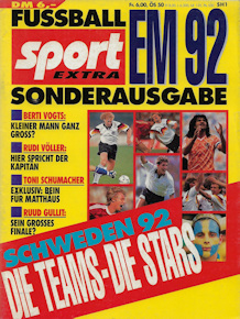 EM 1992 Heft Sport-Extra Sport-Illustrierte Sonderheft Europameisterschaft EM 92 Schweden