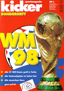WM 1998 Kicker Sonderheft