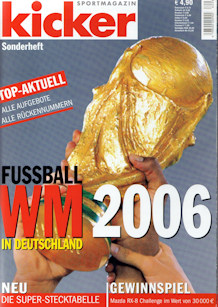 WM 2006 Kicker Sonderheft Weltmeisterschaft