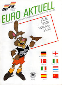 Offizielles Programm Programmheft EM 1988 Finale Niederlande-UdSSR