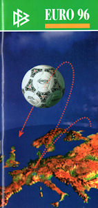 Offizielles Programm Taschenprogramm EM 1996 EURO 1996 Media Guide DFB