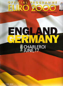 Offizielles Programm Programmheft EM 2000 Gruppe A England-Deutschland