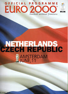 Offizielles Programm EM 2000 Gruppe D Niederlande-Tschechien