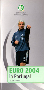 Offizielles Programm EM 2004 EURO 2004 Media Guide DFB