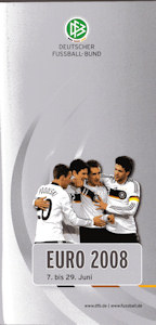 Offizielles Programm EM 2008 EURO 2008 Media Guide DFB