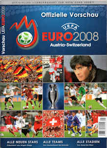 Offizielles Programm Programmheft EM 2008 EURO 2008 offizielle Vorschau