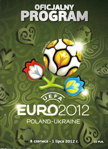 Offizielles Programm Programmheft EM 2012 EURO 2012 in Polnisch