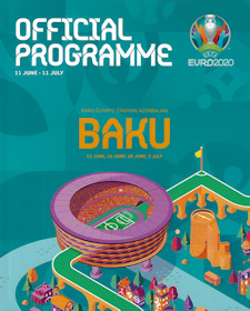 Programm Programmheft EM 2020 EURO 2020 Baku