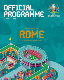 Programm Programmheft official Programme EM 2020 EURO 2020 Rom Rome