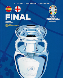 UEFA EURO 2024 Offizielles Programm official programme Programmheft Finale Final Spanien England Europameisterschaft 2024 Englisch