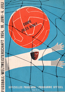 Offizielles Programm official programme Programmheft WM 1954 World Cup 1954 Uruguay-Österreich Spiel um Platz 3 Das Wunder von Bern