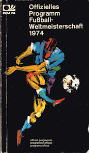 Offizielles Programm official programme Programmheft WM 1974 Gesamt Gesamtprogramm