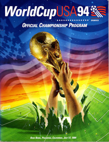 Offizielles Programm official programme program Programmheft WM 1994 World Cup 94 Gesamt Gesamtprogramm Finale