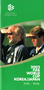 Offizielles Programm official programme Programmheft WM 2002 World Cup 2002 DFB Media-Guide