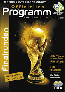 Offizielles Programm official programme Programmheft WM 2006 World Cup 2006 Deutsch Finalrunden