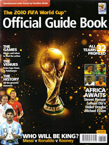 Offizielles Programm official programme Programmheft WM 2010 World Cup 2010 Gesamtprogramm Official Guide Book
