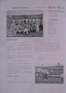 WM 1930 World Cup 1930 Arturo Carbonell Debali Primer Campeonato Mundial de Football Report