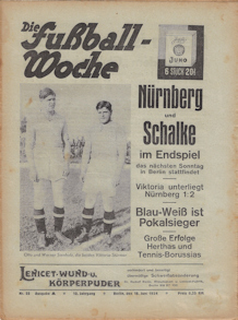 WM 1934 Die Fußball Woche FuWo Nr.25 Nummer 25 vom 18. Juni 1934
