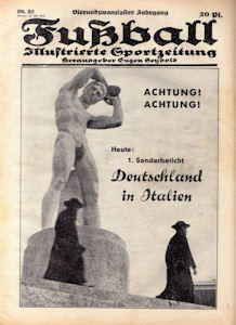 WM 1934 Fussball Sportzeitung Nr.22 vom 29. Mai 1934
