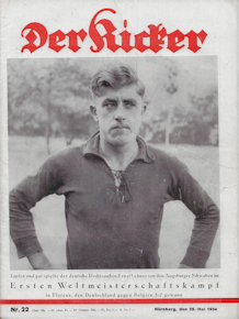 WM 1934 Kicker Nr.22 Nummer 22 vom 29. Mai 1934 Ernst Lehner
