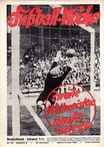 WM 1938 Fussball-Woche FuWo Nr.23 vom 08.06.1938 Ausgabe B