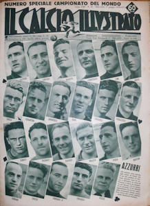 WM 1938 Il Calcio Illustrato Nr.22 vom 01. Juni 1938