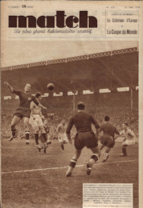 WM 1938 Match No. 630 vom 14.06.1938 Vorderseite Coupe du Monde