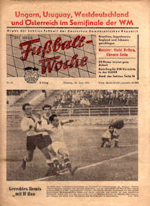 WM 1954 Fussball-Woche Nr.26 vom 29-06-1954