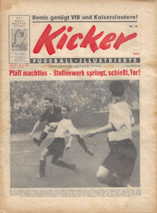 WM 1954 World Cup Kicker Nummer19 vom 10.05.1954 WM-Heft No1