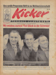 WM 1954 World Cup Kicker Nummer24 vom 14.06.1954 WM-Heft Nr. 6