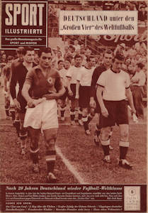 WM 1954 World Cup Sport-Illustrierte No6