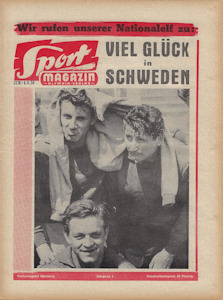 WM 1958 Sport-Magazin Nr. 23B vom 04.06.1958