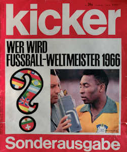 WM 1966 Kicker Sonderausgabe Sonderheft Nr.24a vom 15.06.1966