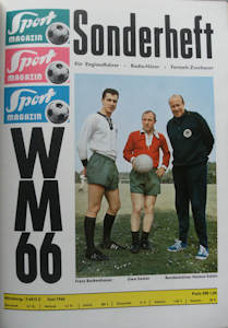 WM 1966 Sport-Magazin Sonderheft Beckenbauer Seeler Schoen