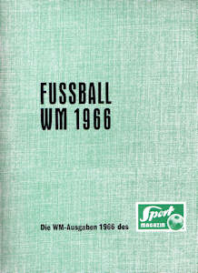 WM 1966 Sport-Magazin WM-Ausgaben Cover