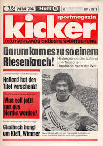 WM 1974 Kicker Nr. 57 vom 11.07.1974 WM-Heft-Nr. 9