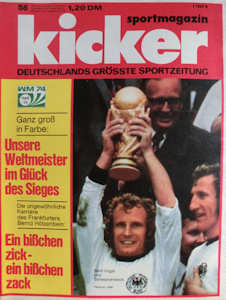 WM 1974 Kicker Nr.58 vom 15.07.1974 WM-Heft-Nr.10
